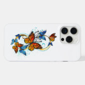 Oneindigheid van Monarch Vlinders iPhone Hoesje (Achterkant horizontaal)