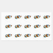 Oneindigheid van Monarch Vlinders Labels (Vel)