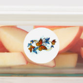 Oneindigheid van Monarch Vlinders Labels (Aangebracht)