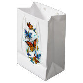 Oneindigheid van Monarch Vlinders Medium Cadeauzakje (Voorkant Gekanteld)