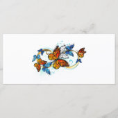 Oneindigheid van Monarch Vlinders Menu (Voorkant)
