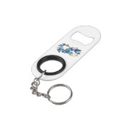 Oneindigheid van Monarch Vlinders Mini Flessenopener (Achterkant Gekanteld)