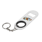 Oneindigheid van Monarch Vlinders Mini Flessenopener (Voorkant Gekanteld)