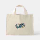 Oneindigheid van Monarch Vlinders Mini Tote Bag (Achterkant)