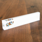 Oneindigheid van Monarch Vlinders Naambordje (Zijkant)