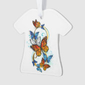 Oneindigheid van Monarch Vlinders Ornament (voorkant)
