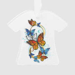 Oneindigheid van Monarch Vlinders Ornament