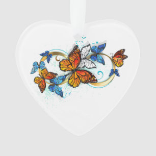 Oneindigheid van Monarch Vlinders Ornament