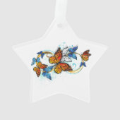 Oneindigheid van Monarch Vlinders Ornament (achterkant)
