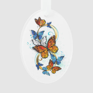 Oneindigheid van Monarch Vlinders Ornament