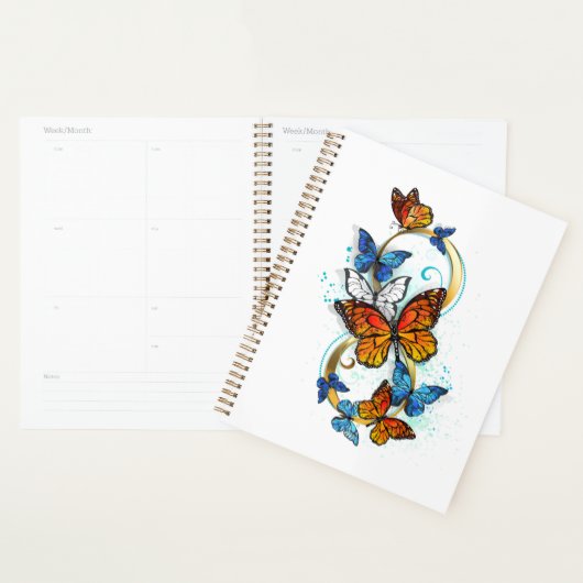 Oneindigheid van Monarch Vlinders Planner (Display)
