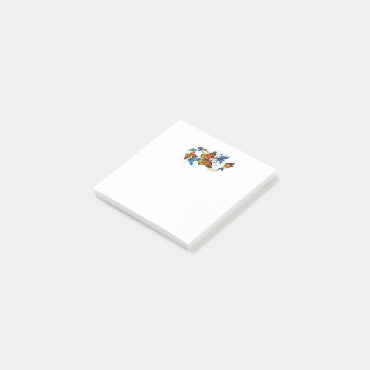 Oneindigheid van Monarch Vlinders Post-it® Notes (Schuin)