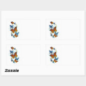 Oneindigheid van Monarch Vlinders Rechthoekige Sticker (Vel)