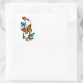 Oneindigheid van Monarch Vlinders Rechthoekige Sticker (Tas)