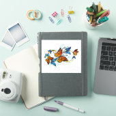 Oneindigheid van Monarch Vlinders Sticker (iPad Cover)