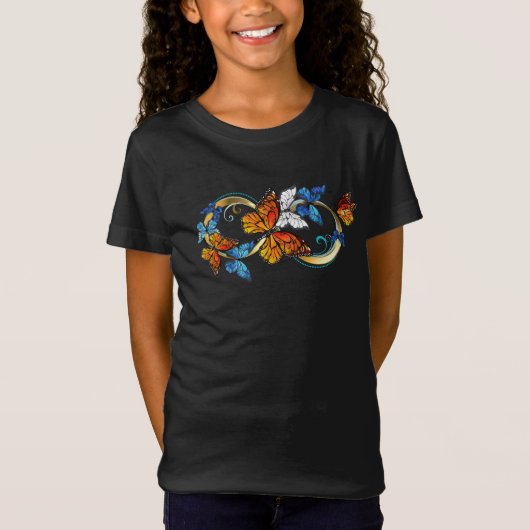Oneindigheid van Monarch Vlinders T-shirt (Voorkant)