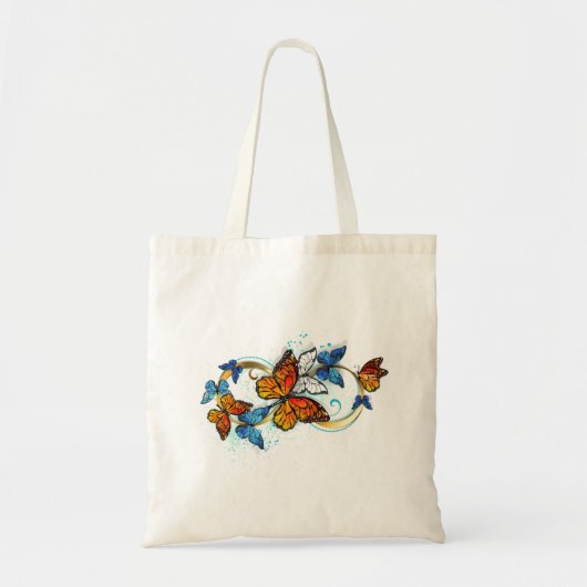 Oneindigheid van Monarch Vlinders Tote Bag (Voorkant)