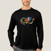 Oneindigheid van Monarch Vlinders Tri-Blend Shirt (Voorkant volledig)