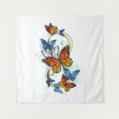 Oneindigheid van Monarch Vlinders Wandkleed (Voorkant)
