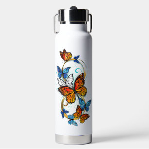 Oneindigheid van Monarch Vlinders Waterfles