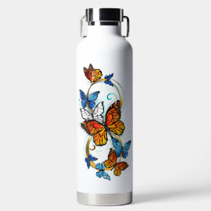 Oneindigheid van Monarch Vlinders Waterfles