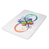 Oneindigheid vlinder regenboog badmat (Gekanteld)