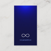 Oneindigheid - Wetenschapstisch Visitekaartje (Achterkant)