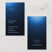 Oneindigheid - Wetenschapstisch Visitekaartje (Voorkant / Achterkant)