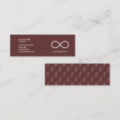 Oneindigheid - Wetenschapstisch Visitekaartje (Voorkant / Achterkant)