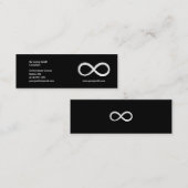 Oneindigheid - Wetenschapstisch Visitekaartje (Voorkant / Achterkant)