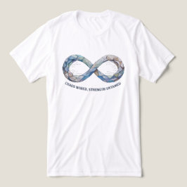 Oneindigheidssymbool Chaos Bedrade Kracht Geometri Tri-Blend Shirt