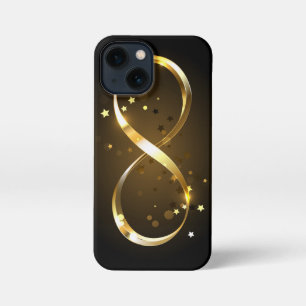 Oneindigheidssymbool in goud iPhone 13 mini hoesje