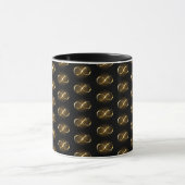 Oneindigheidssymbool in goud mok (Midden)