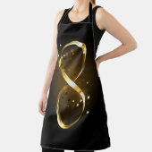 Oneindigheidssymbool in goud schort (Insitu)