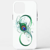 Oneindigheidssymbool met Pauwveer Case-Mate iPhone Case (Achterkant)