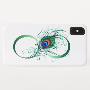 Oneindigheidssymbool met pauwveer Case-Mate iPhone case