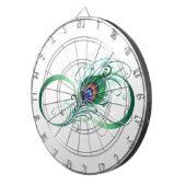 Oneindigheidssymbool met Pauwveer Dartbord (Voorkant Rechts)