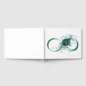Oneindigheidssymbool met pauwveer gastenboek (Volledig)