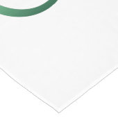 Oneindigheidssymbool met pauwveer medium tafelloper (Hoek)