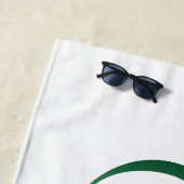 Oneindigheidssymbool met Pauwveer Strandlaken (In situ)