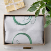 Oneindigheidssymbool met pauwveer tissuepapier (Geschenk)