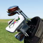 Oneindigheidssymbool met regenboogroos golfheadcover (Insitu)