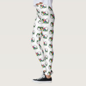 Oneindigheidssymbool met regenboogroos leggings (Links)