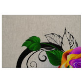 Oneindigheidssymbool met regenboogroos stof (Fat Quarter)
