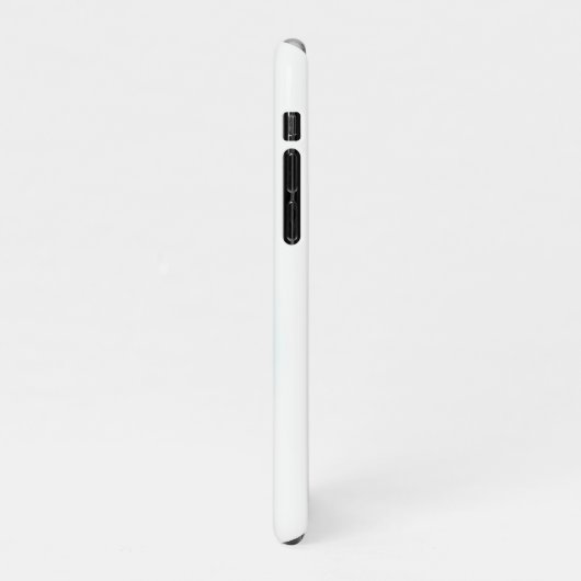 Oneindigheidssymbool met regenboogveer iPhone hoesje (Linkerkant)