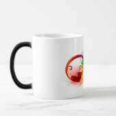 Oneindigheidssymbool met regenboogveer magische mok (Links)