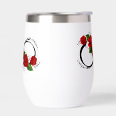 Oneindigheidssymbool met rode rozen (Links)