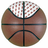 Oneindigheidssymbool met rode rozen basketbal (Rechts)