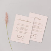 Oneindigheidssymbool trouw hotel info bijlage kaar