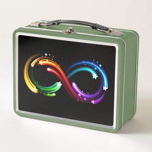 Oneindigheidssymbool van regenboogkometen (Voorkant)